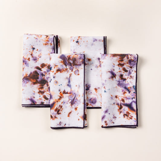 Marbled Linen Napkins