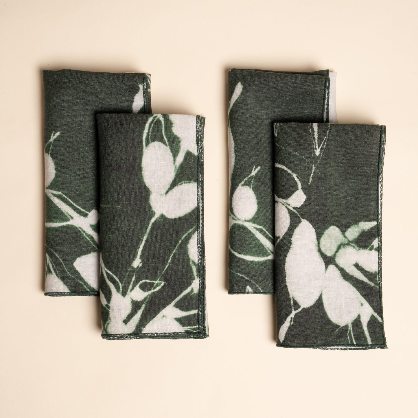 Shadow Print Table Linens