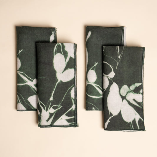 Shadow Print Table Linens