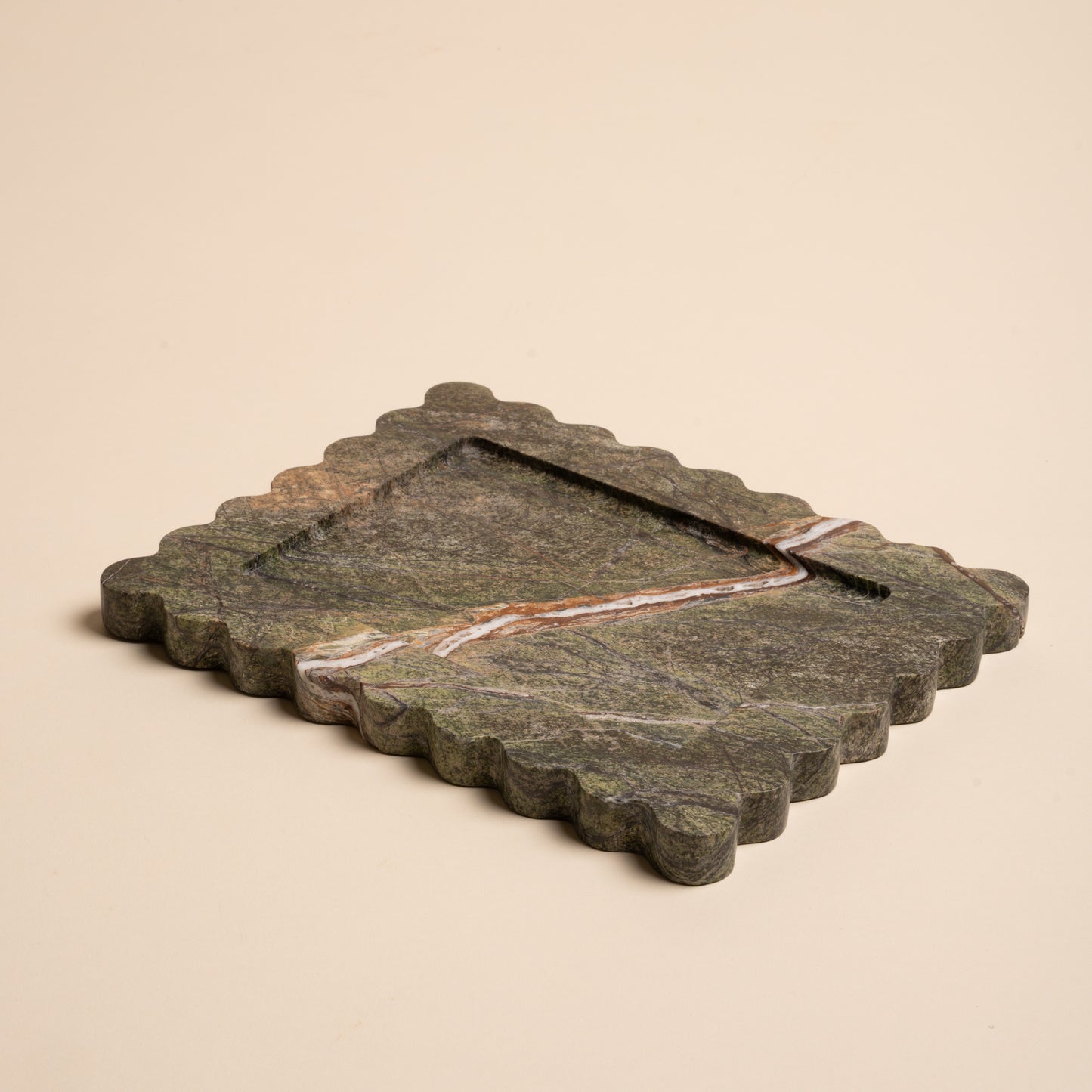 Seagrass Marble Tray