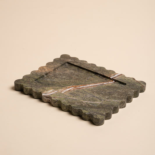 Seagrass Marble Tray