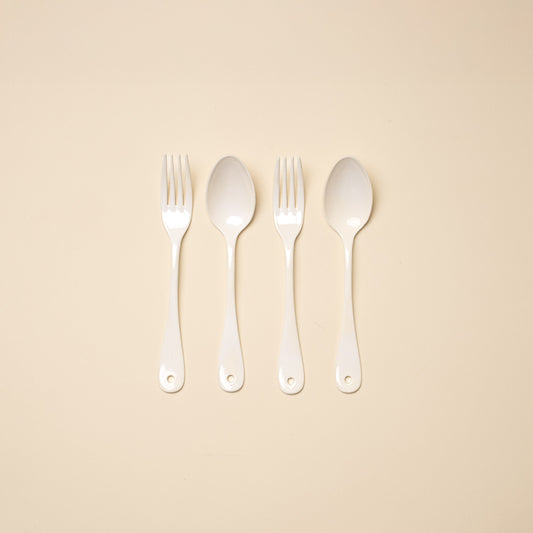 Japanese Enamel Picnic Flatware