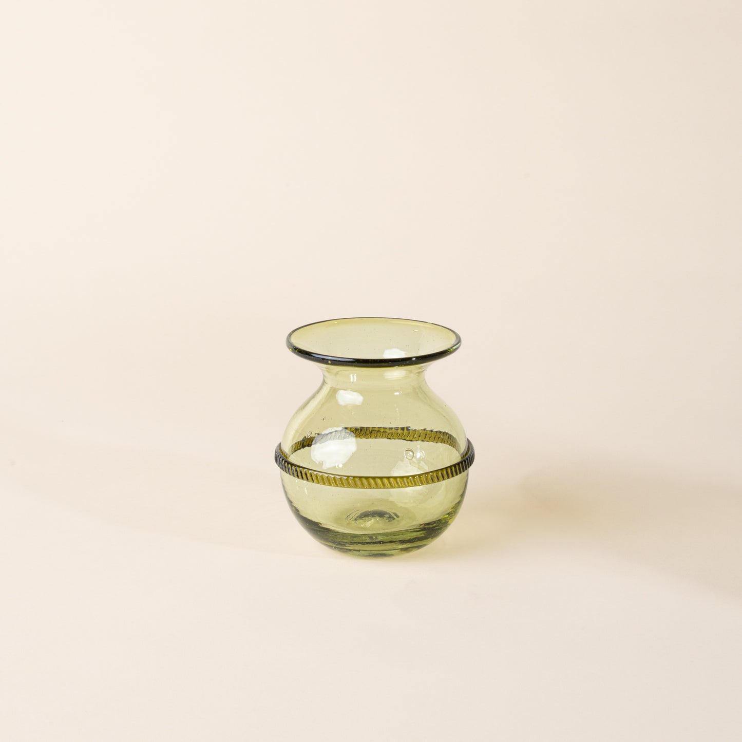 Banded Glass Vase