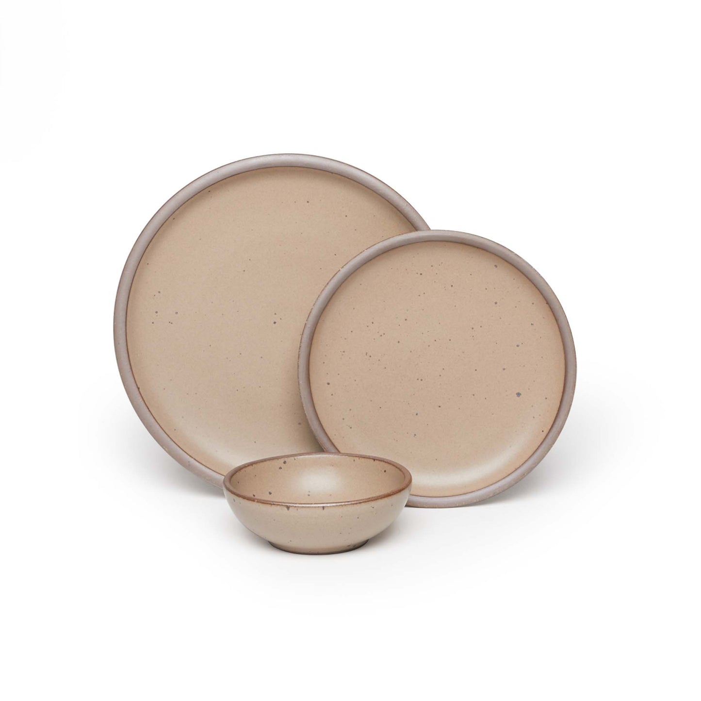 Shallow Dinner Set - Three Piece