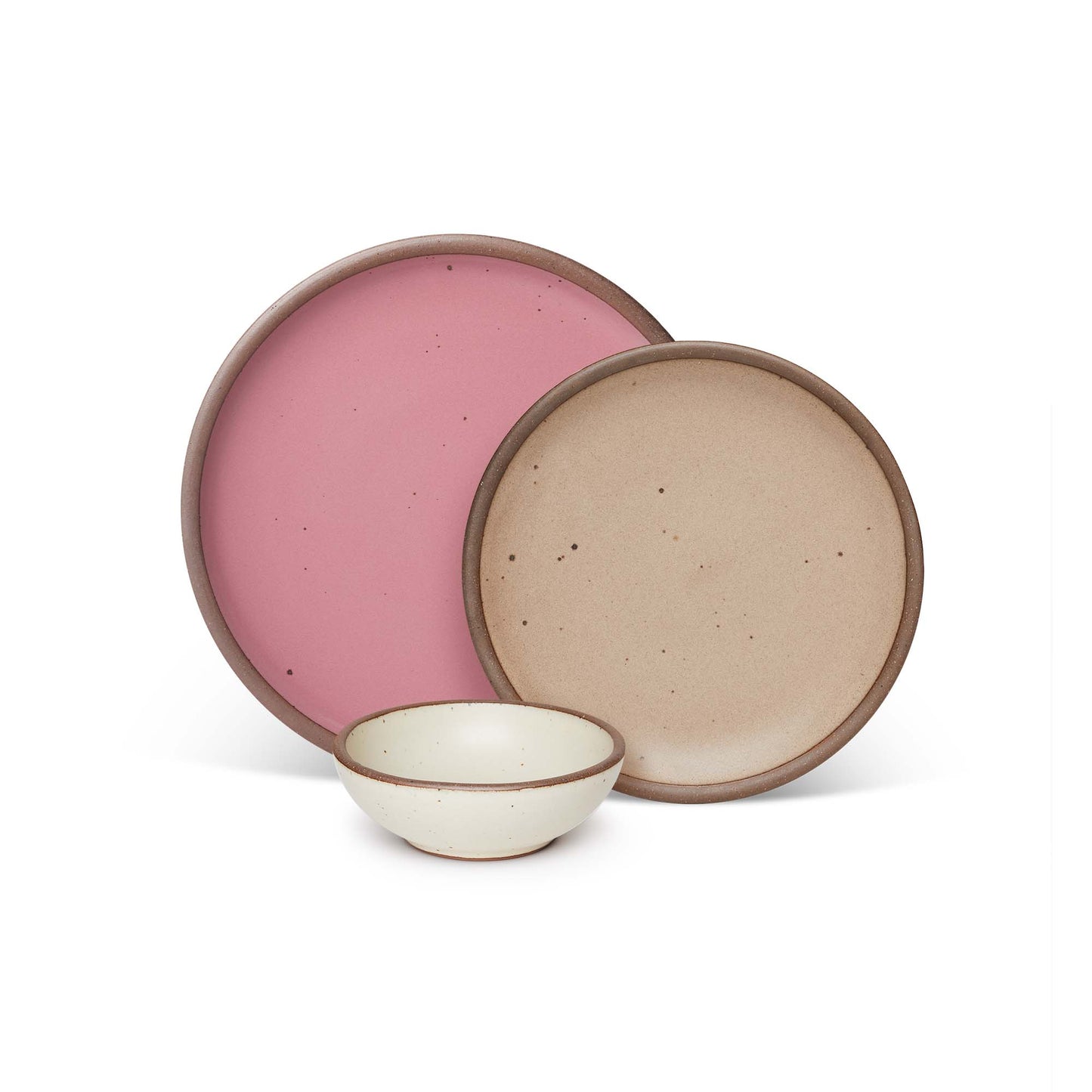 Shallow Dinner Set - Three Piece