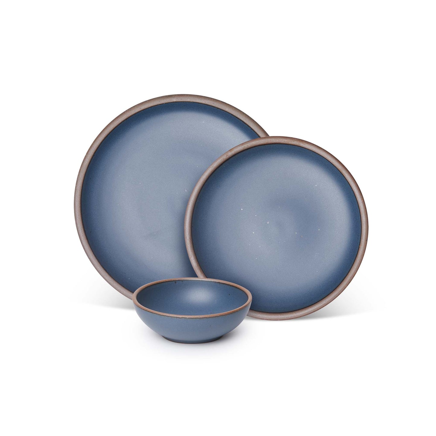 Shallow Dinner Set - Three Piece